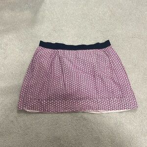 Crew cuts purple mini skirt